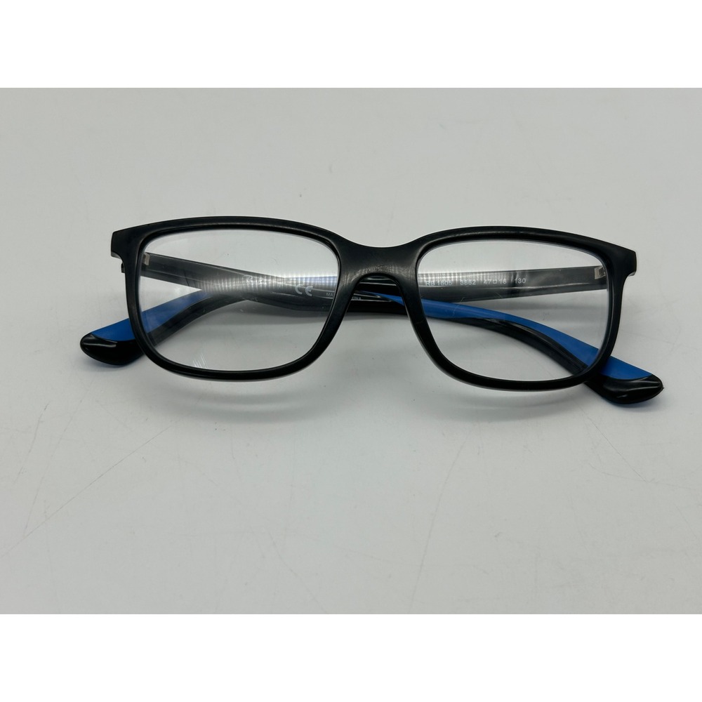 Ray-Ban Kids RB 1605 3882 47-16-130 Black Blue Rectangular Eyeglass Frames